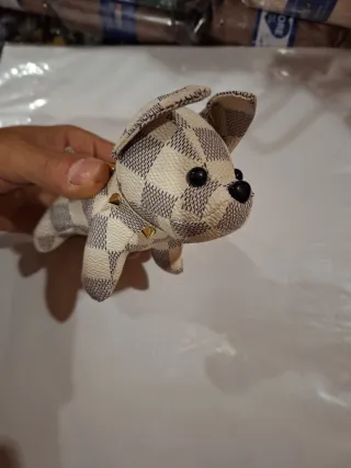 Portachiavi cagnolino fantasia scozzese