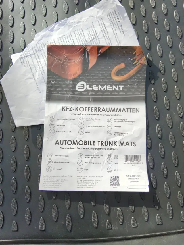 Cubre maletero BMW Serie 7