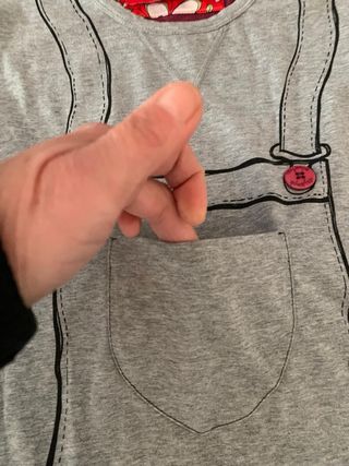 Maglia grigia a manica lunga creativa per donna