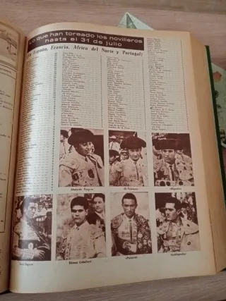 TOMO REVISTAS EL RUEDO ENCUADERNADAS 1957