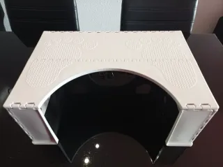 Taburete Inodoro Plegable Blanco, adultos y niños.