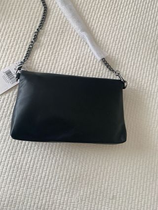 Bolso Mango flecos negro