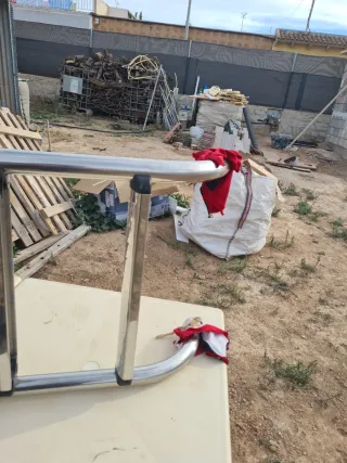 Escalera Piscina Acero Inoxidable 3 Peldaños