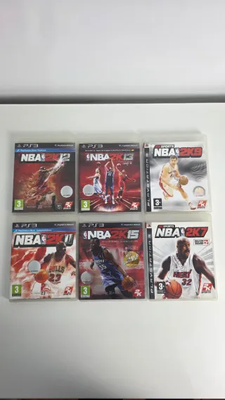Lote 6 Juegos PS3 NBA 2K
