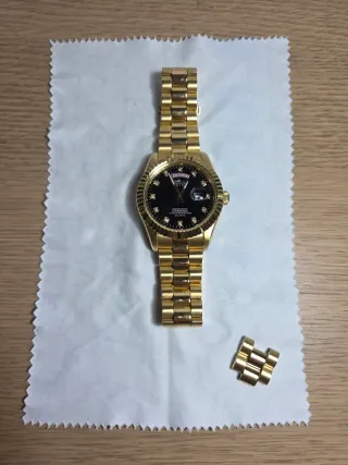 Orologio Lotus Freedom oro con quadrante nero