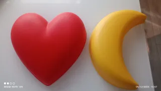 Lámpara Corazón y Luna Infantil Ikea