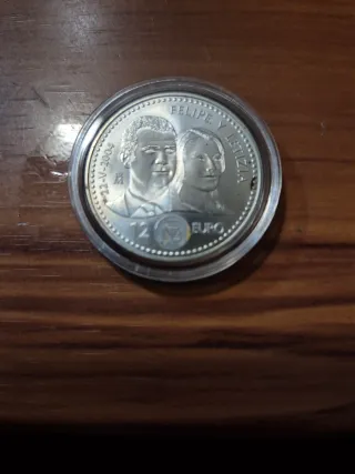 Moneda 12 Euros 2004 Felipe y Letizia