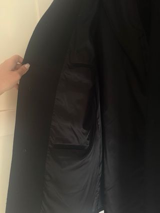 Cappotto vintage in cashmere nero