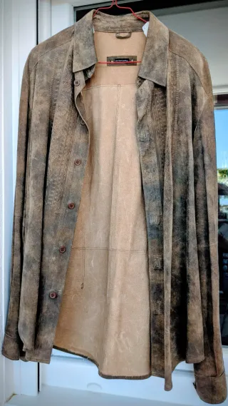 Camisa Ante vintage Caballero Estilo Country.