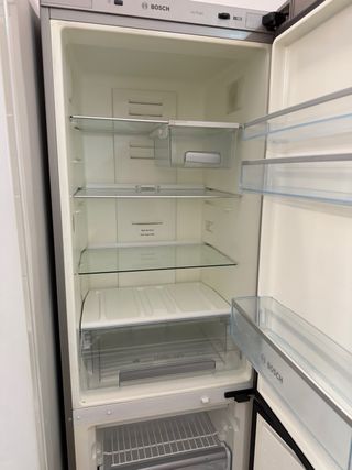 Nevera Bosch plateada