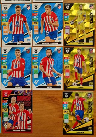 Cromos ATLÉTICO DE MADRID. Adrenalyn XL 2023 2024
