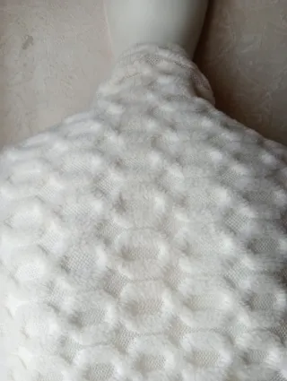 Maxi scialle Lanvin bianco