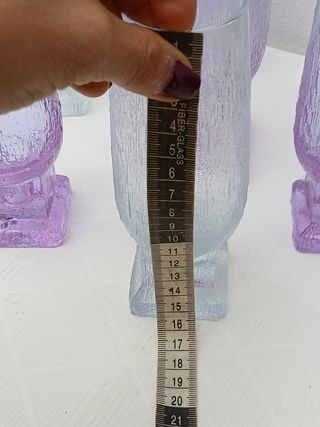 Caraffa e bicchieri Murano vintage