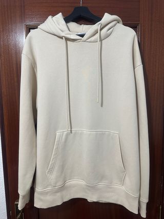 Sudadera Zara Beige Talla L