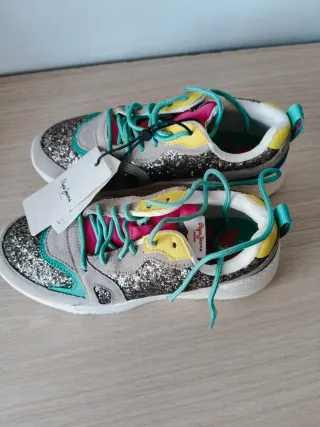 Zapatillas Pepe Jeans Glitter Nuevas