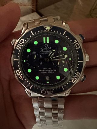 Omega Seamaster Chronometer Azul/Plata
