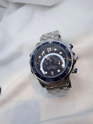 Omega Seamaster Chronometer Azul/Plata