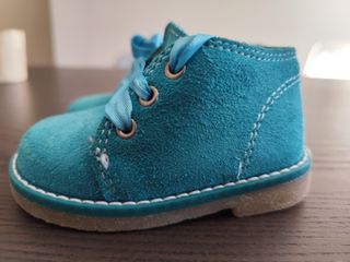 Botas de bebé azuis