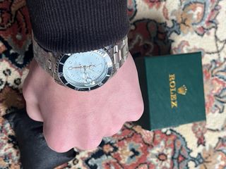 Reloj Rolex Plata y Blanco