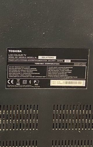 Televisor TOSHIBA 32LV733G  32 pulgadas NO smart