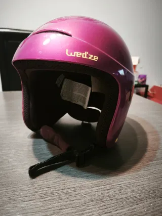Casco de nieve H400 Jr Wed'ze púrpura
