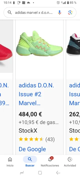 Adidas Talla 42 y 1/2 "colección"