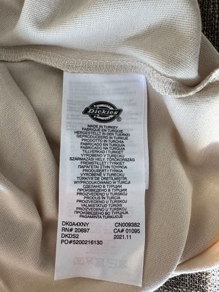 T-shirt Dickies Beige Taglia L