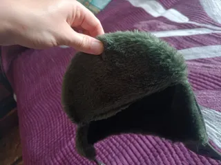 Gorro ruso invierno verde