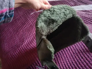 Gorro ruso invierno verde