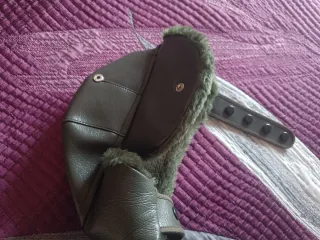 Gorro ruso invierno verde