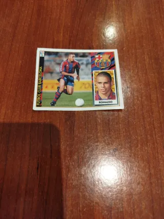Ronaldo Barcelona Liga Este 97 98 Baja. Despegado