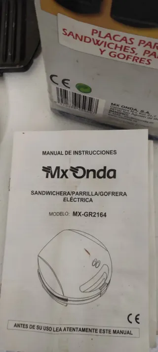 Sandwichera Mx Onda