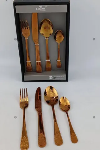Posate Bavaria Oro Set Completo