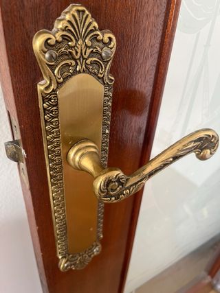 Manilla puerta dorada vintage