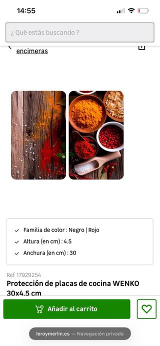 Cubrevitroceramica Leroy Merlin