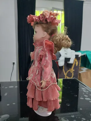 Muñeca porcelana antigua victoriana