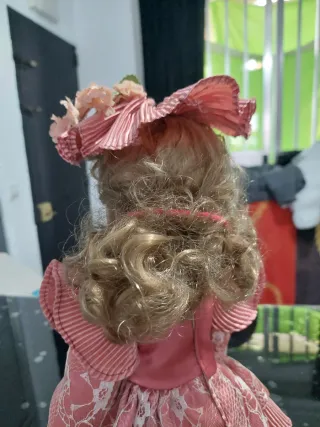 Muñeca porcelana antigua victoriana