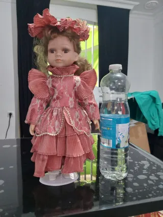 Muñeca porcelana antigua victoriana