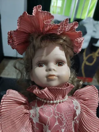 Muñeca porcelana antigua victoriana