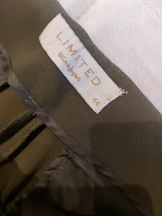 Pantalón de vestir verde oliva mujer