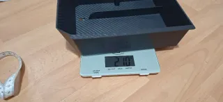 Organizador consola coche carbono