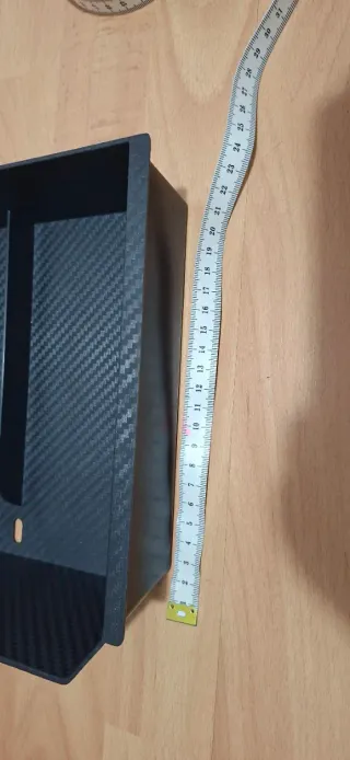 Organizador consola coche carbono