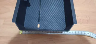 Organizador consola coche carbono