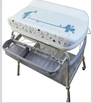 Cambiador de bebé con funda