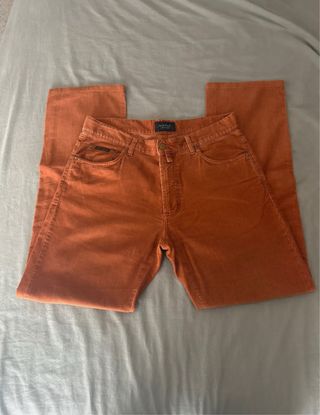 Pantaloni Gant Taglia M Arancioni