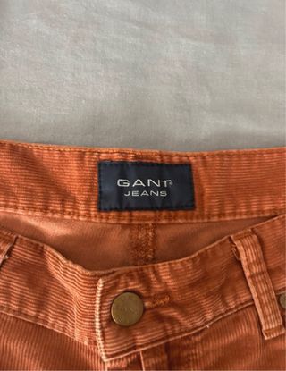 Pantaloni Gant Taglia M Arancioni