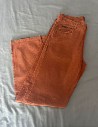 Pantaloni Gant Taglia M Arancioni