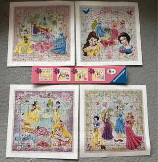 Maletín Puzzles Princesas Disney