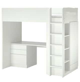 Beliche com secretária e armário por baixo!