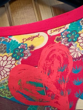 Vestito Desigual donna nero e rosso